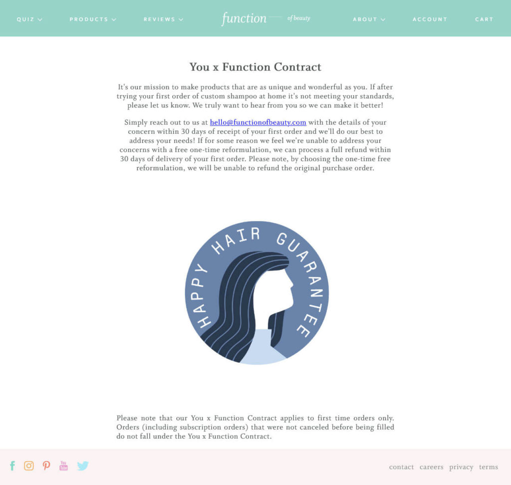 one of the ecommerce trends 2021: free exchange and returns