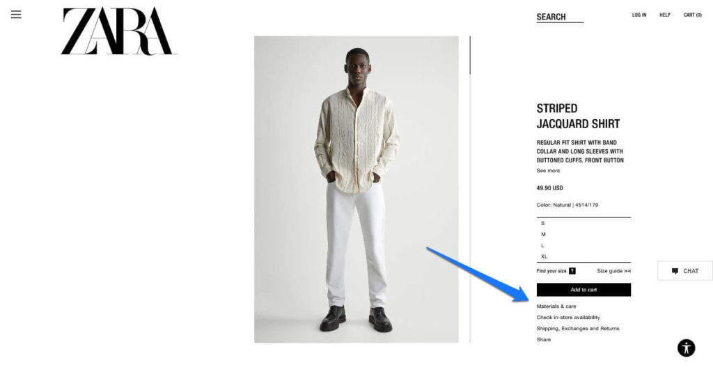 place relevant information on page