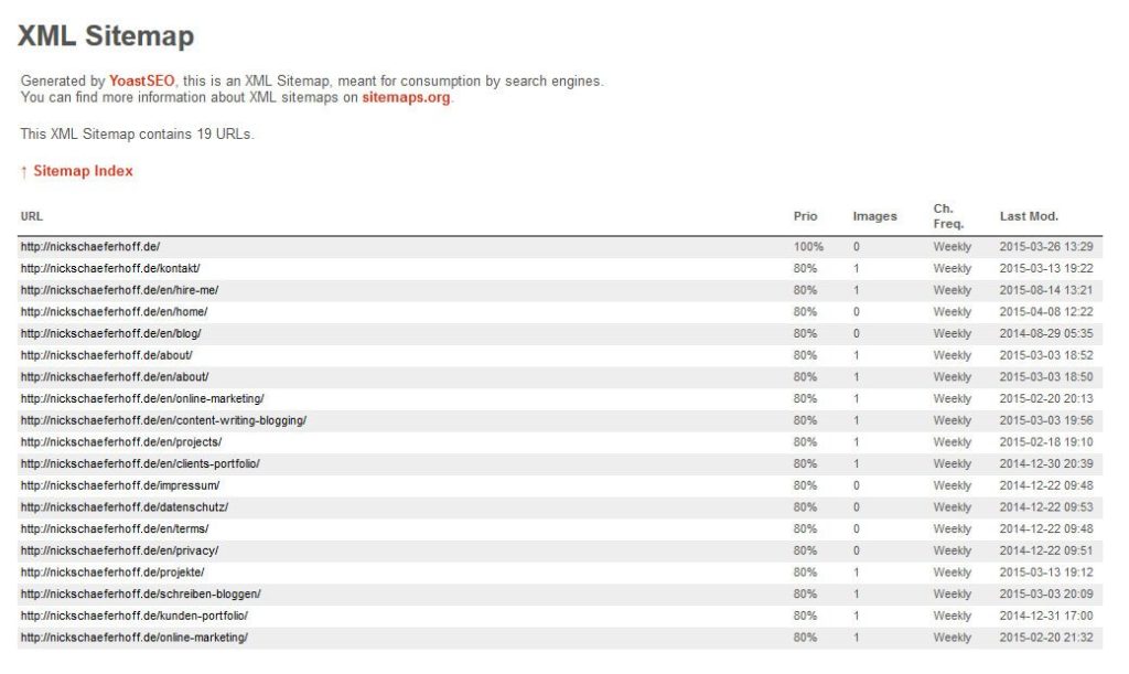 technical seo for wordpress create xml sitemap