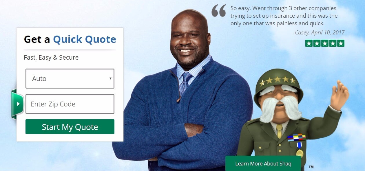 The General Insurance homepage