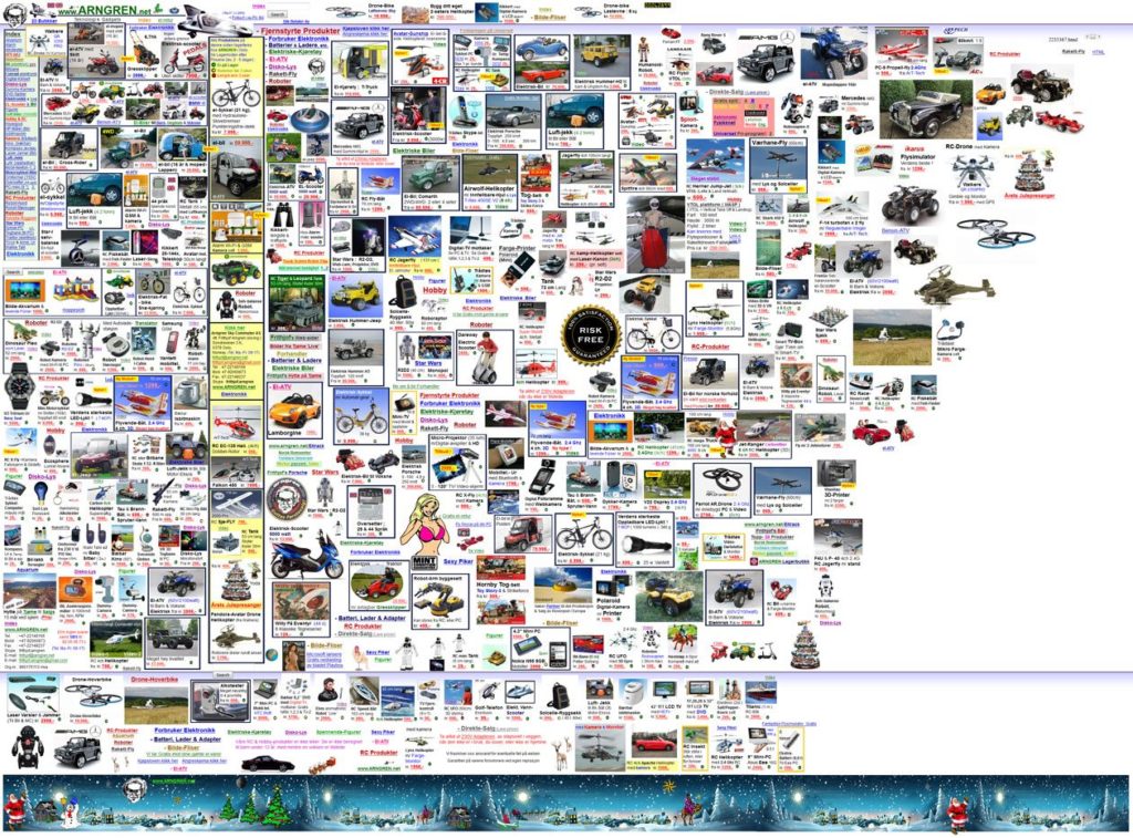 web design mistakes cluttered design