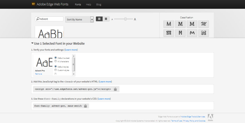 Adobe-Edge-configure-font