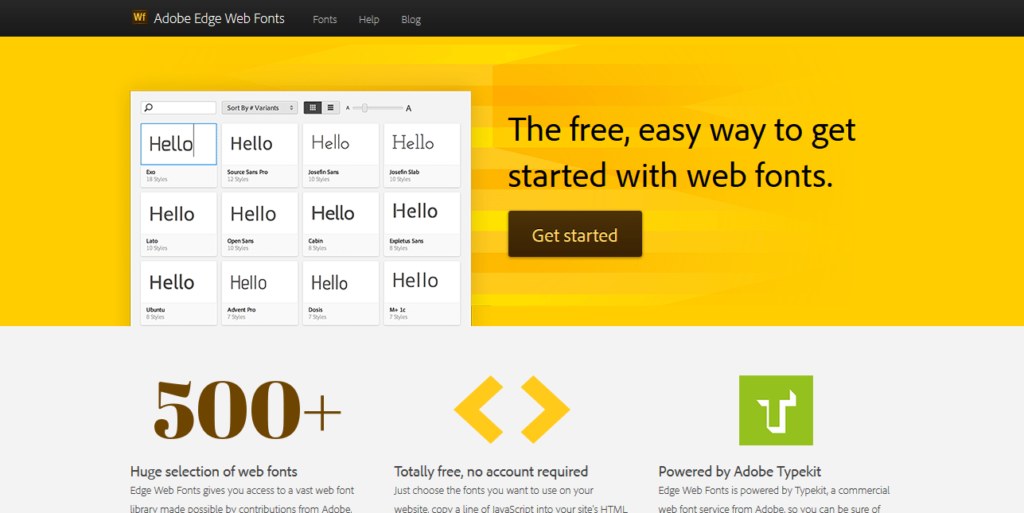 Adobe Edge Web Fonts