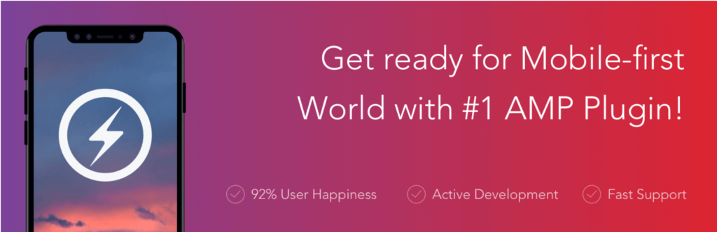 The AMP for WP plugin.