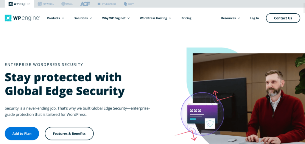wp engine global edge security